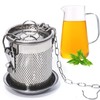 Caylielam Large Tea Infuser for Loose Leaf Tea with Drip