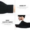 2 Pairs Half Finger Gloves, Winter Warm Gloves, Non-Slip Fingerless