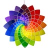 CIM Rainbow Wind Chime Stainless Steel Smooth Spinning Wind Mobile