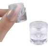 Polvo para uñas plateado efecto metálico fino VOCUE