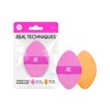Real Techniques Miracle 2-In-1 Powder Puff, Dual-Sided Makeup Blending Puff,