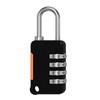 Mini Password Padlock 4 Digits Lock for Luggage Gym Cabinet,