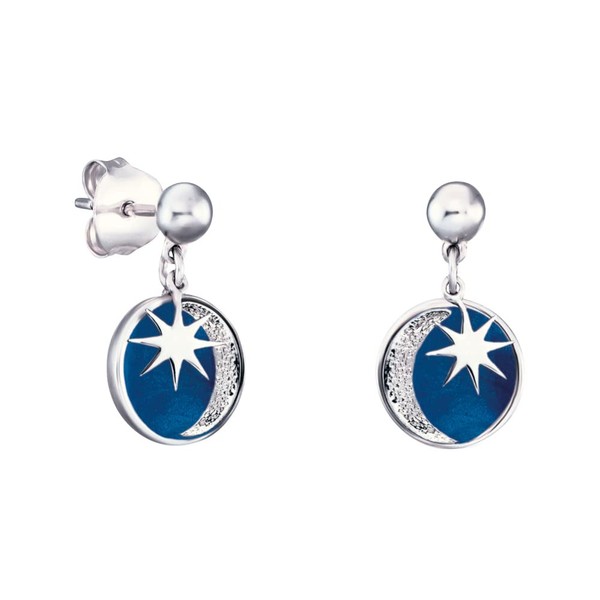 Engelsrufer Women's Stud Earrings Sun, Moon and Stars Made of