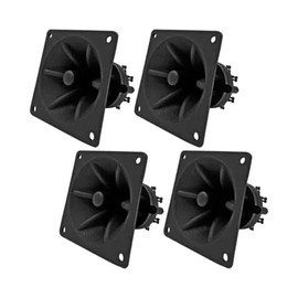 UCCKEYI 4 Pack 3.25" inch Flush Mount Square Super Horn Tweeter Speakers 3.25" x 3.25" Car Home Audio