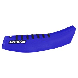 Yamaha 2002-2004 Arctic Cat 375 400 500 ATV Seat Cover  all BLUE w/BLACK rib LOGO #451