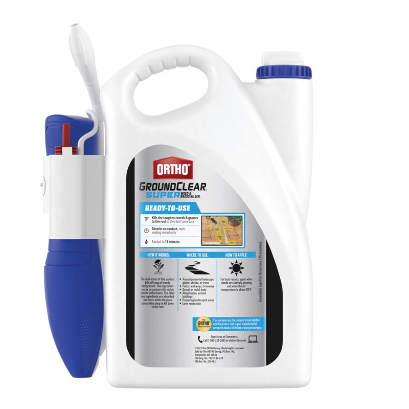 Ortho GroundClear Super Weed & Grass Killer1 with Comfort Wand