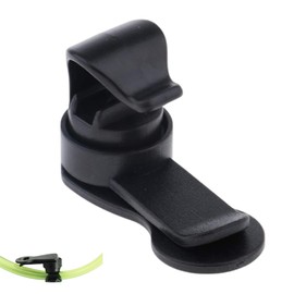 Mikiuly Magnetic Tube Clip, Drinking Tube Clips, Removable Drinking Clamp, Magnetic Hose Holder, for Camping, Hiking, Outdoor, Water Bubble Hose Clip, Magnetic Clip, Magnetic Clip Accessories, Black