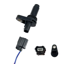 Engine Crankshaft Position Sensor with Connector Plug Pigtail Wire Harness Compatible with Altima NP300 Rogue Sentra Replaces 23731JA00B 23731JA00C 23731JA00A