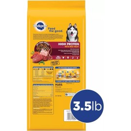Pedigree Small Dog Hi Protein Lamb & Beef Bag 3.5lb