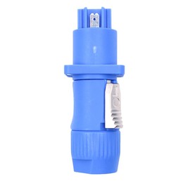 WANGCL 2 Pack 3-Pin PowerCon Male and Female Head Connectors for Power or Signal Input or Output Jacks for Stage Light and Speakers