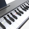 Piano Key Stickers for 88-Key Keyboard, Removable Silicone Labels with