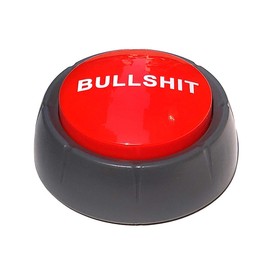 Joffreg The Bullshit Button BS Button Desktop Sound Toy