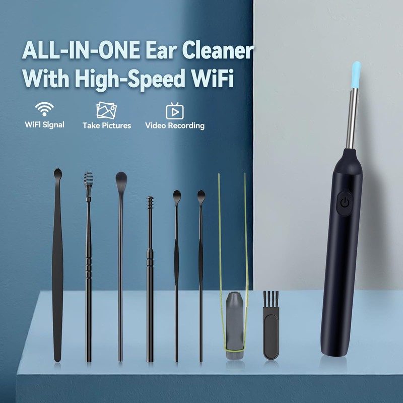Herolland Ear Wax Removal - Earwax Remover Tool with 7