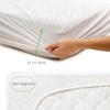 100% Bamboo Super King Mattress Protector 180x200 cm Waterproof Breathable