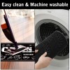 Sinmoe 3 Pcs Kitchen Rug Set Non Skid Thick Black