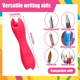 Yuanchu 6-Pack Pencil Grips, Ergonomic Double-Sided Pen Grips