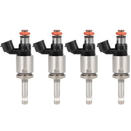 SCITOO Fuel Injectors Fit for Honda Accord 2.4L 2013-2017 & CR-V 2.4L 2015-2016, 4Pcs Metal Composite Plastic Needle Valve Fuel Injectors, OE Part Number 164505LAA01, Black