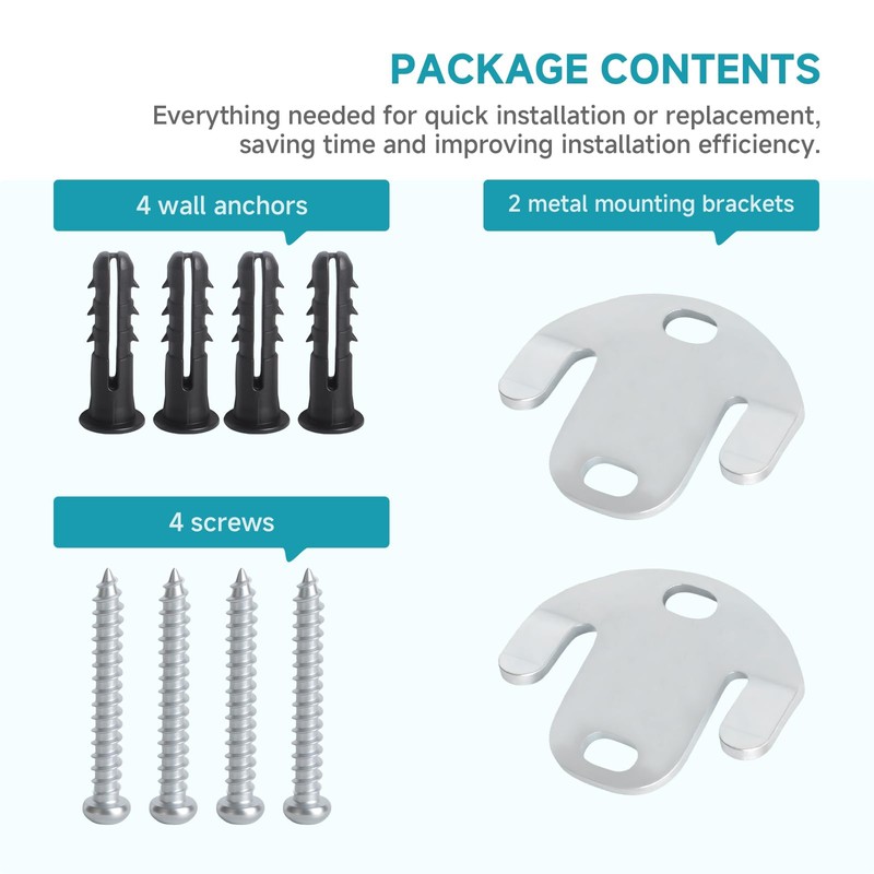 Aigemsi (2-Pack) RP61600 Bathroom Mounting Hardware Kit, Compatible with Delta