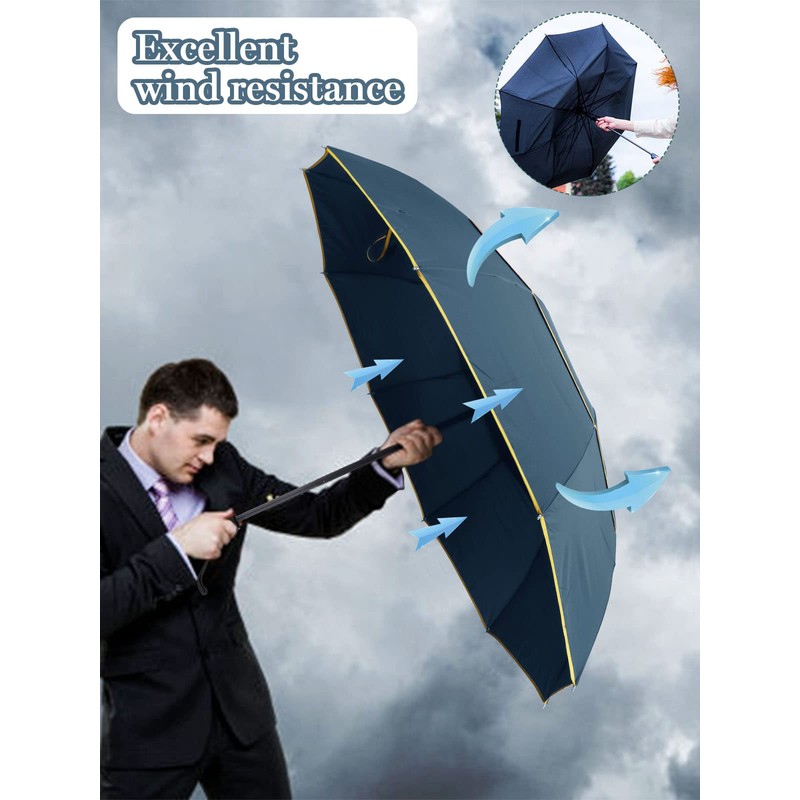 Kalolary Extra Large Golf Umbrella Folding Umbrella Rainproof Compact Oversize,