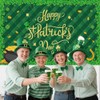 AIBIIN St.Patrick's Day Banner Happy St Patricks Day Backdrop Shamrock
