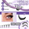 Kit De Extensiones De Pestañas Súpersuave Bq Lash 70d+90d