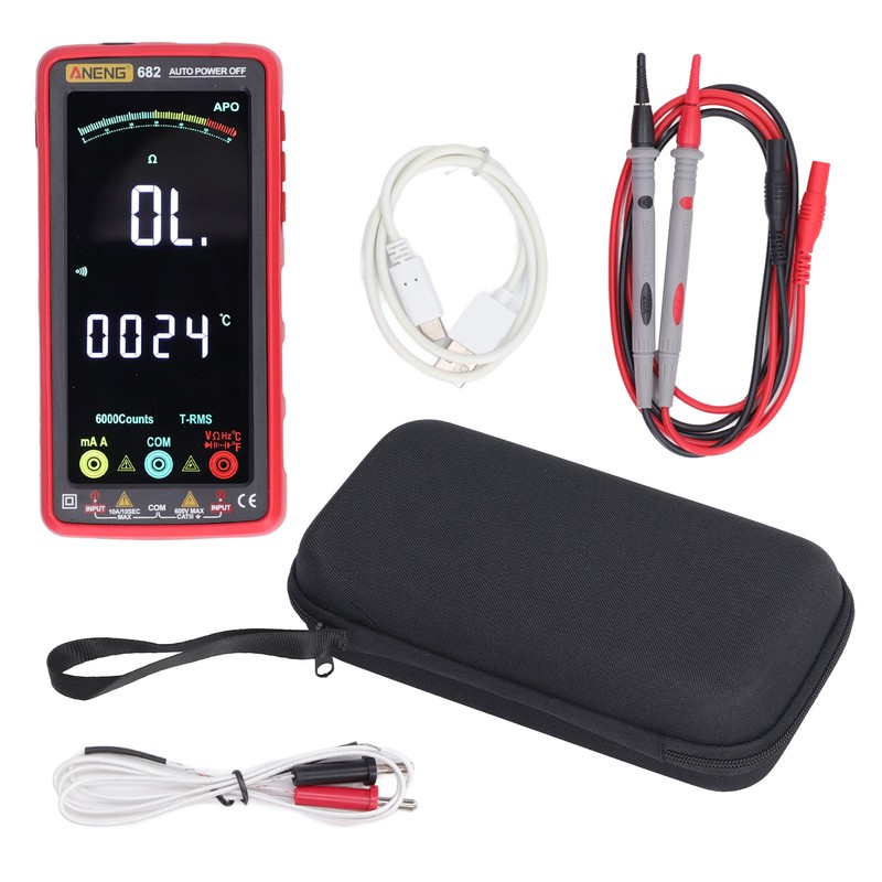 Digital Full Screen Multimeter VA LCD Auto Range Resistance Voltage
