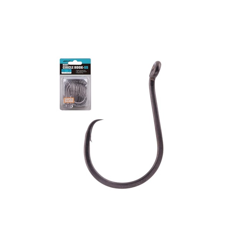 BKK Heavy Super Slide Circle Hooks Bulk Pack 8/0 Qty