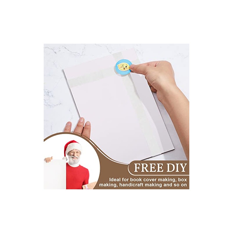 20 Pcs Book Board, Binders Board Chipboard Designer Bookboard Kraft