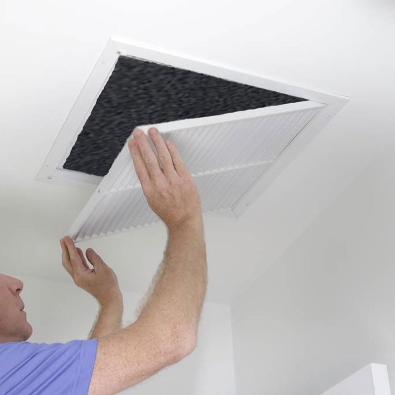 2 x Odor Control Activated Carbon Charcoal Cut-to-fit Replacement filter