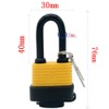 Padlocks Waterproof Padlocks 2" Padlock Outside Weatherproof 8 Keys Included