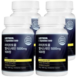 Lifetocol L-Cysteine ​​500mg, 100 tablets, 4 units / 라이프토콜 엘시스테인 500mg, 100정, 4개