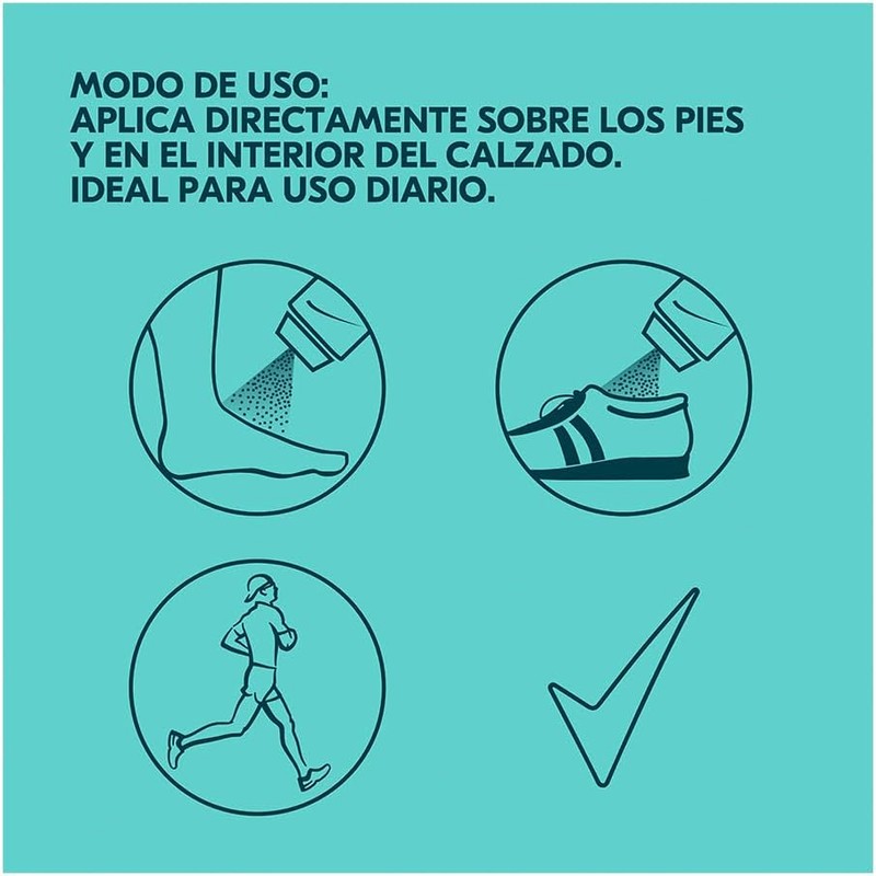 Talco Desodorante para Pies REXONA Efficient Original, 100 g