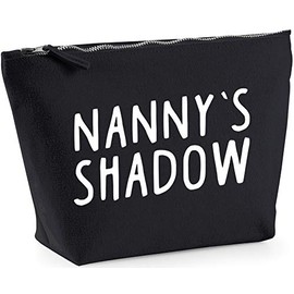 Hippowarehouse Nanny's Shadow printed make up cosmetic wash bag 18x19x9cm