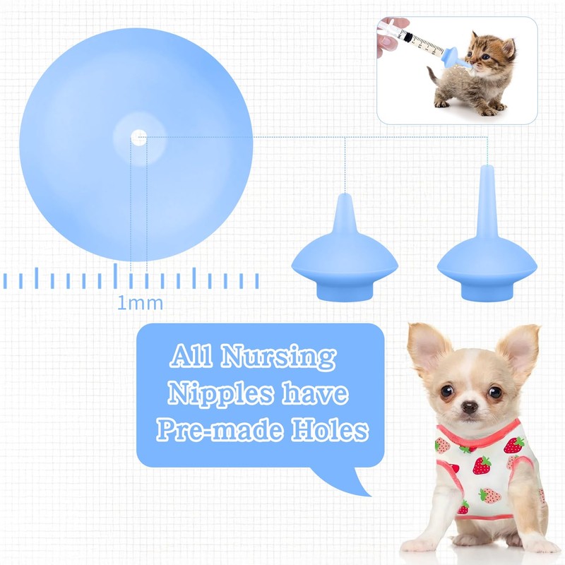 Kitten Puppies Bottles for Nursing Kit,Pet Feeder Bottle with Feeding