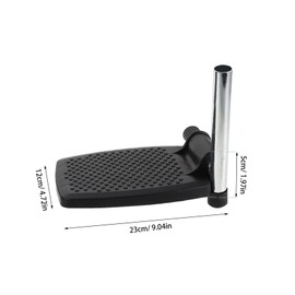 FRCOLOR Footplate for Wheelchair Durable Metal Elevating Leg Rest Replacement Parts for Standard Wheelchairs and Mobility Scooters Easy Installation Smooth Surface for Elderly Use