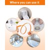 SHUOGUO 12 Pack 19.6-Inch Drain Clog Remover - Flexible Drain