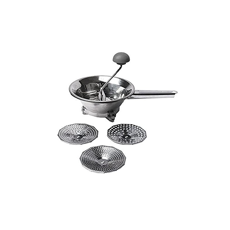 Excelsa silver coloured masher made of stainless steel