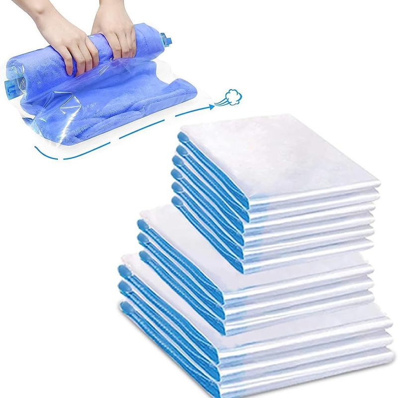 KAnduo Space-Saving Compression Bags 10-Pack - Essential Travel Accessories -