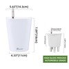 Dexceder 6x7 Self Watering Planter Indoor Outdoor, High Gloss Table