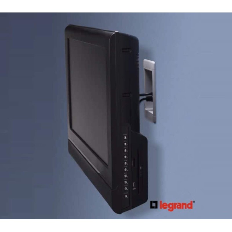 Legrand - Pass & Seymour TV3LVKITWCC2 3-Gang Recessed TV Box