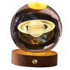3D Crystal Ball Night Light Rechargeable Battery Soft Light Multifunction