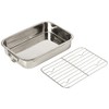 GSW 809306 square pan with insert, stainless steel, silver, 30