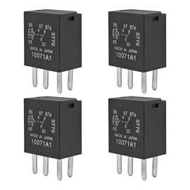 Mandark Car Power Relay, 4PCS 5 Pin Multi Purpose High Performance Auto Fuel Pump Relay OEM# G8V-RH-1C7T-R-DC12V, Electromechanical Vehicle Electrical System Relaying, Universal Fit