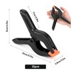 12 Pcs Spring Clamps Heavy Duty ClampsQuick Grip, 6 Inch