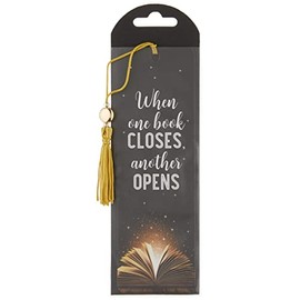 When One Book Closes Beaded Bookmark