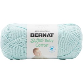Bernat Softee Baby Cotton YARN, Aqua Mist