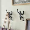 Cast Iron Wall Climber Decorative Wall Hanging Hook (Set of