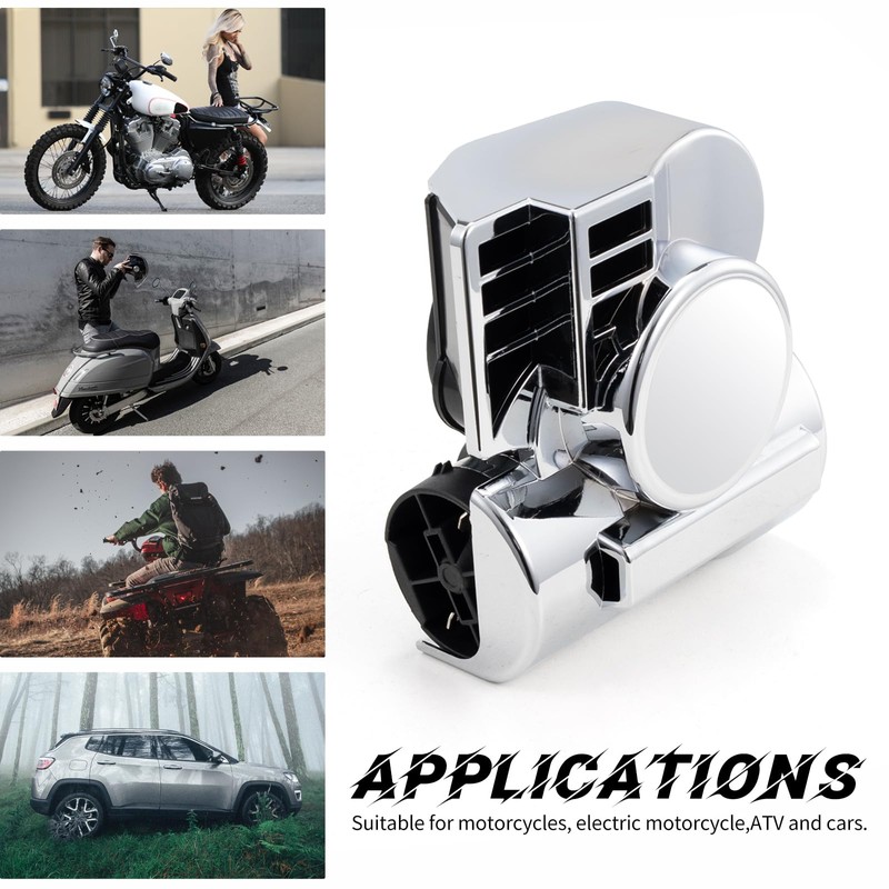 FARBIN Air Horn for Motorcycle Train Horns for Car Truck