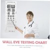 BIUDECO Eye Chart with Height Measure Standard Visual Testing Chart