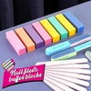 FANDAMEI - Lima de uñas y tampón de uñas, kit